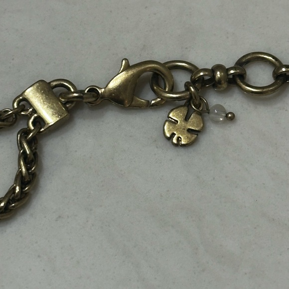 Lucky Brand Necklace Bib Collar Gold Tone Egyptian Style Statement - Picture 3 of 9